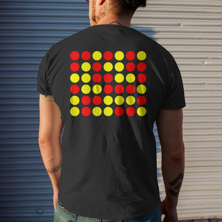 Game On Board Game Connect Men's Back Print T-shirt Gifts for Him
