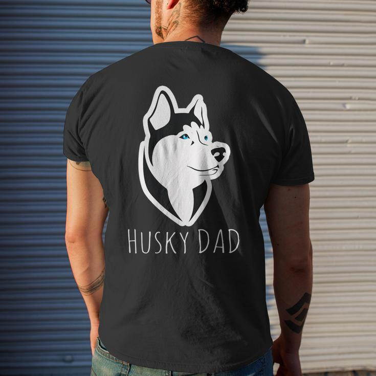 Husky Dad Dog Husky Lovers “Best Friends For Life” Men's Back Print T-shirt Gifts for Him
