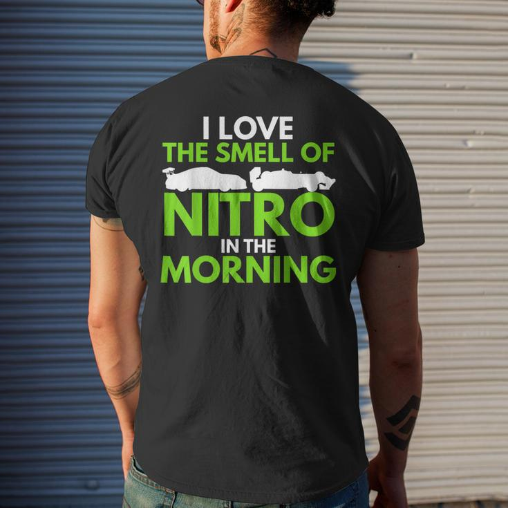 I Love The Smell Of Nitro Morning Nos Car Tuner Mechanic Mens Back Print T-shirt Gifts for Him