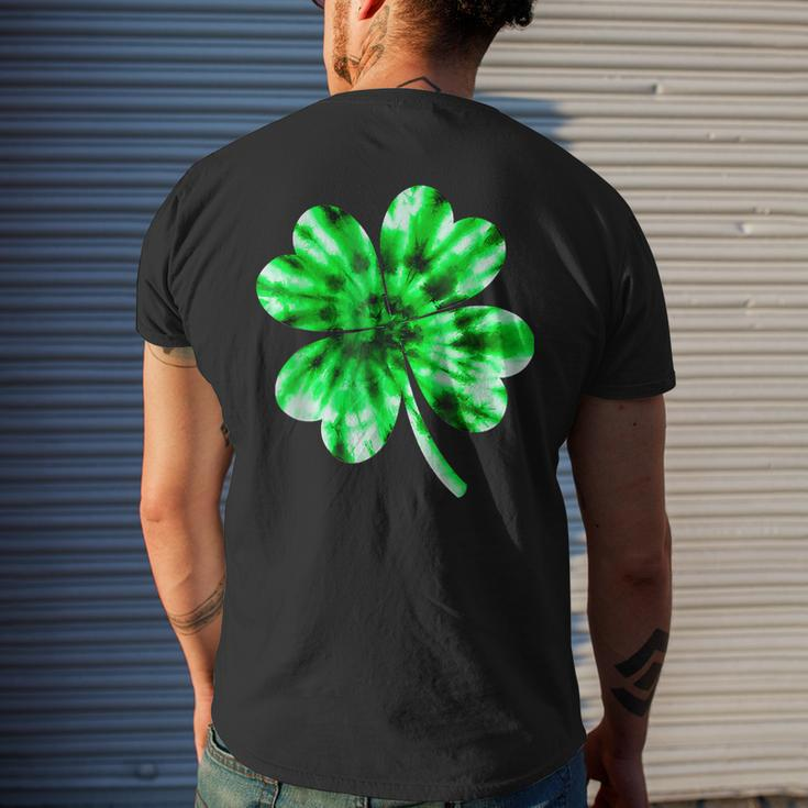 Irish Lucky Shamrock Green Clover St Patricks Day Patricks Men's T-shirt Back Print Gifts for Him