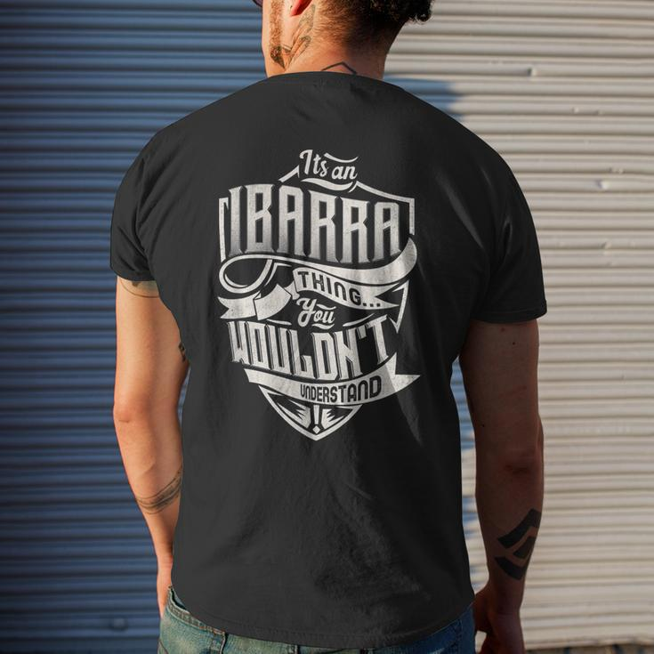 Its An Ibarra Thing You Wouldnt Understand Classic Name Mens Back Print T-shirt Gifts for Him