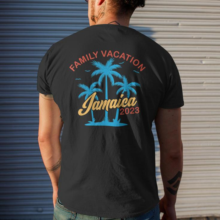 Jamaica Family Vacation 2023 Matching Group Summer Vacation Men's Back Print T-shirt Gifts for Him
