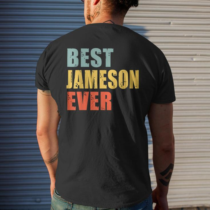 Jameson Best Ever Funny Jameson Gift For Mens Mens Back Print T-shirt Gifts for Him