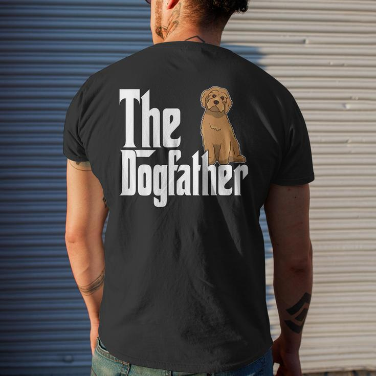 Labradoodle Dog Dad Dogfather Dogs Daddy Father Mens Back Print T-shirt Gifts for Him