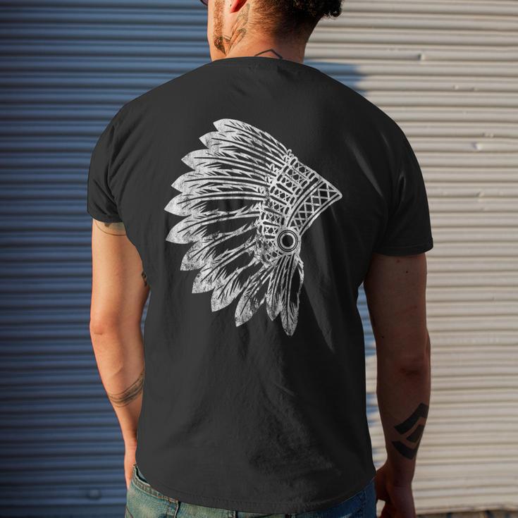 Shirtbanc Chiefin Smoking Native American Shirt Weed Feathered Helmet Design Tee, Men's, Size: Medium, Black