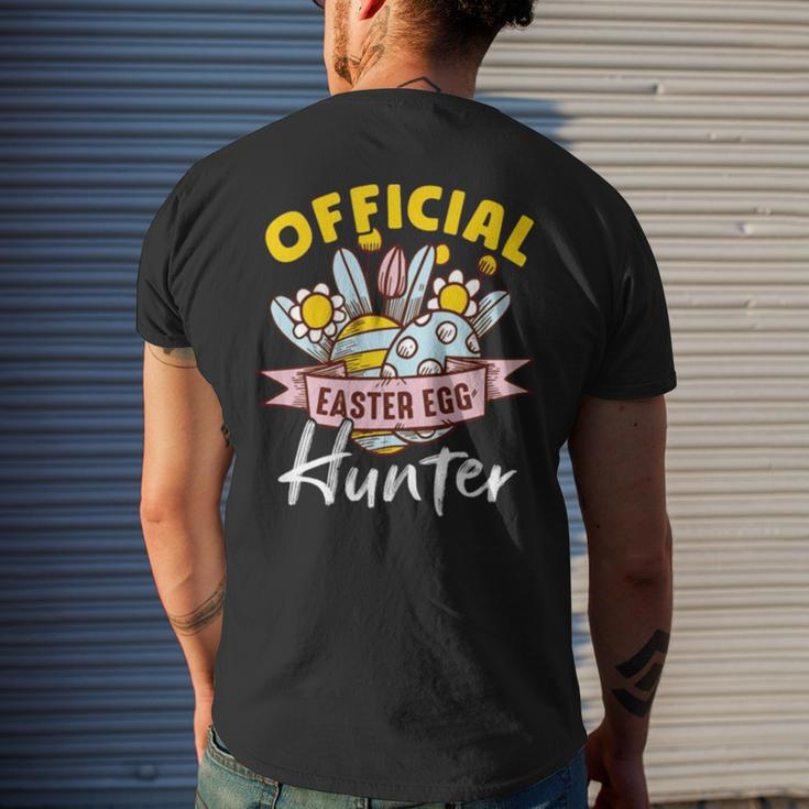 Official Easter Egg Hunter Retro Men's Back Print T-shirt Gifts for Him