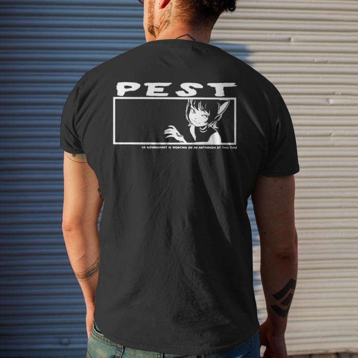 Pest Us Government Is Working On An Antivenom At This Time Men's Back Print T-shirt Gifts for Him