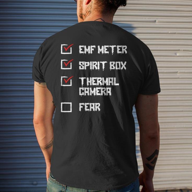 Phasmophobia - Ghost Hunter - Paranormal Investigators Men's Back Print T-shirt Gifts for Him