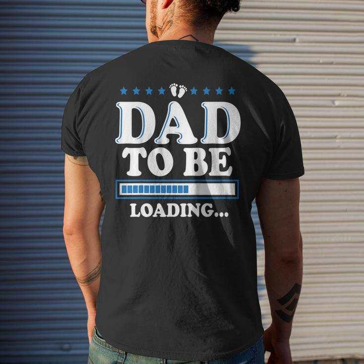 Pregnancy Announcement Dad - First Fathers Day Shirt Men's Back Print T-shirt Gifts for Him