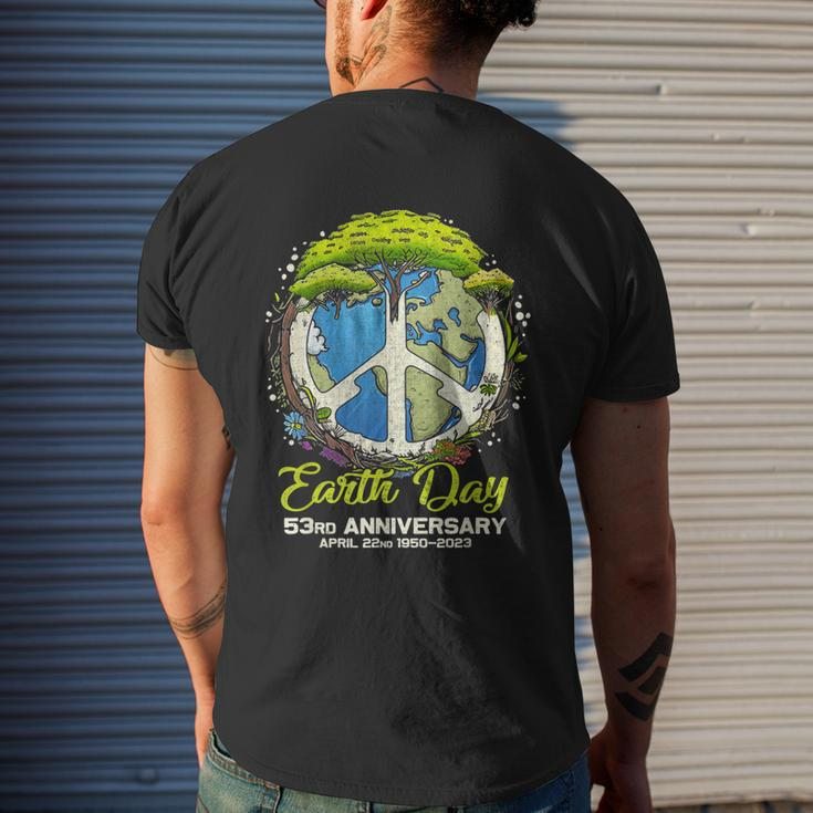 Protect Trees Nature Orcas Climate On Earth Day 2023 Men's Back Print T-shirt Gifts for Him