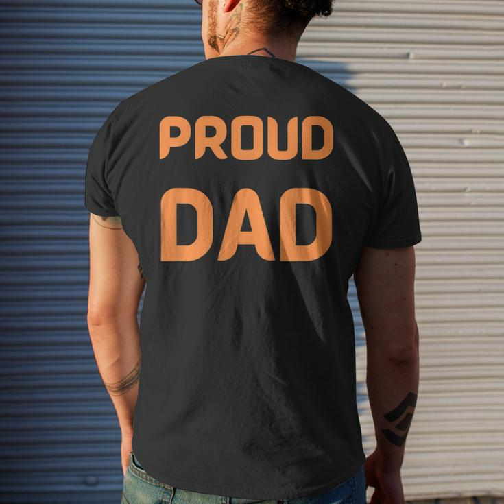 Proud Dad Of Wonderful Kids Gift For Mens Mens Back Print T-shirt Gifts for Him