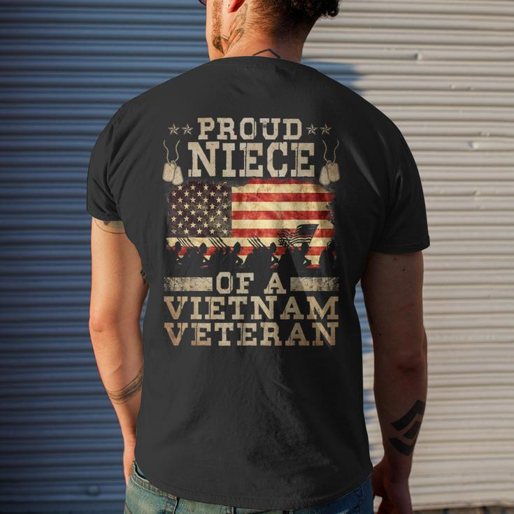 Proud Niece Vietnam War Veteran For Matching With Niece Vet Men's T-shirt Back Print Gifts for Him