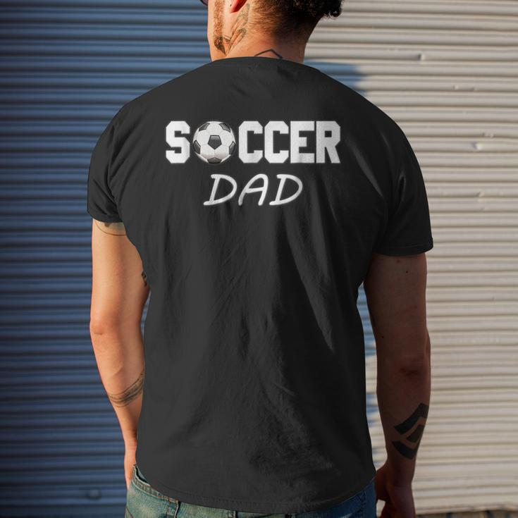 Soccer Dad Fathers Day Idea For Men Grandpa Men's Back Print T-shirt Gifts for Him