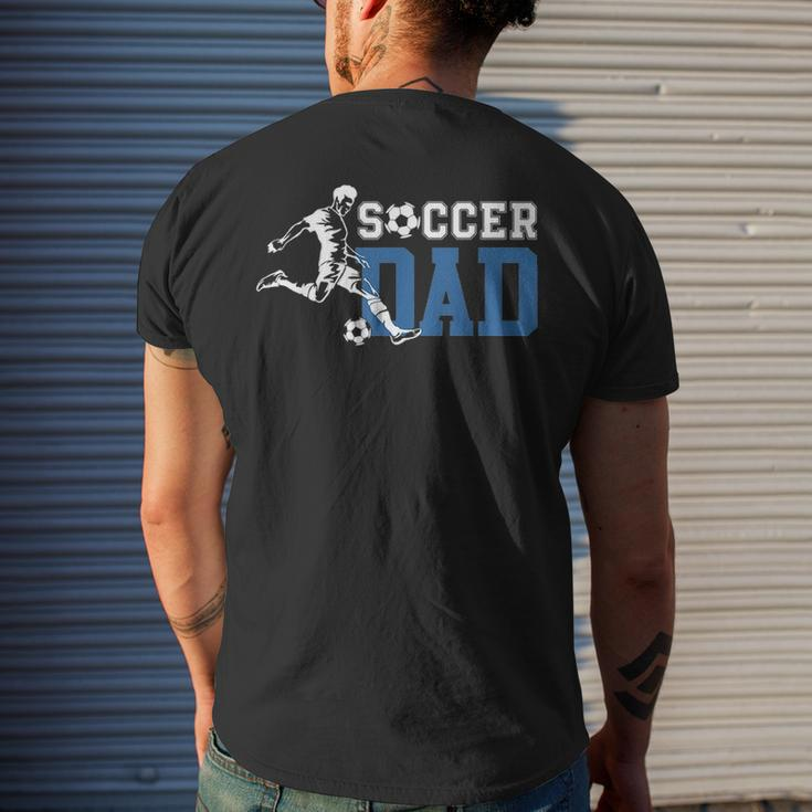 Mens Soccer Dad Life For Fathers Day Birthday For Men Men's T-shirt Back Print Gifts for Him