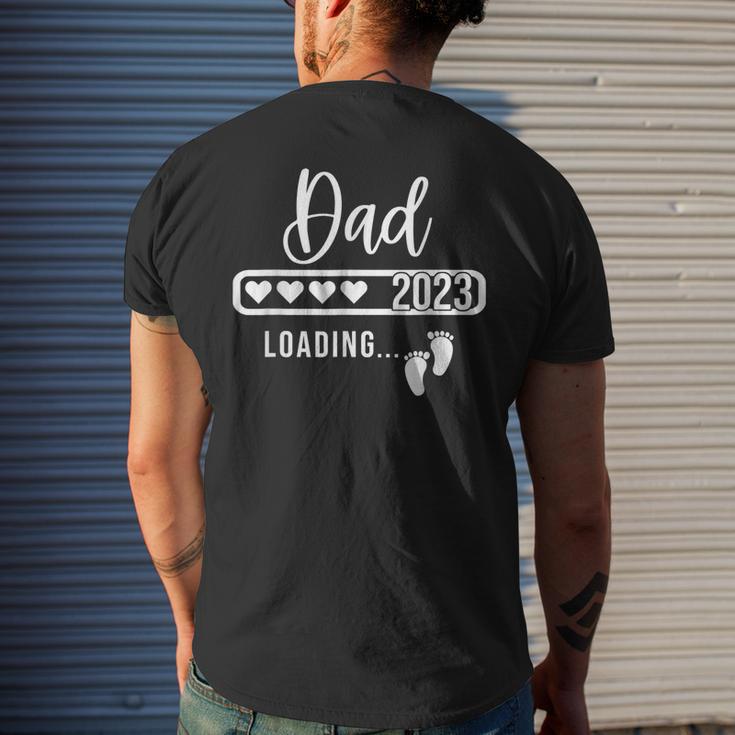 Soon To Be Dad Est 2023 Baby Loading Pregnancy Announcement Men's T-shirt  Back Print - Thegiftio UK