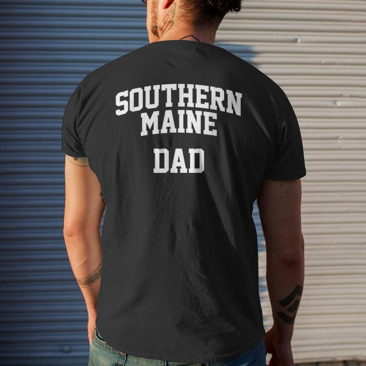 Southern Maine Dad Athletic Arch College University Alumni Men's Back Print T-shirt Gifts for Him
