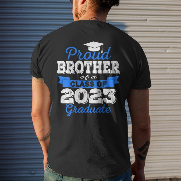Super Proud Brother Of 2023 Graduate Awesome Family College Men's Back Print T-shirt Gifts for Him