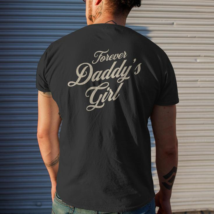 Sweet Forever Daddys Girl Daughter To Father Fathers Day Mens Back Print T-shirt Gifts for Him