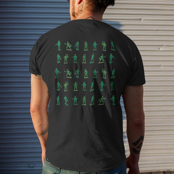 Toy Soldiers Cute Little Lovers Men's T-shirt Back Print Gifts for Him