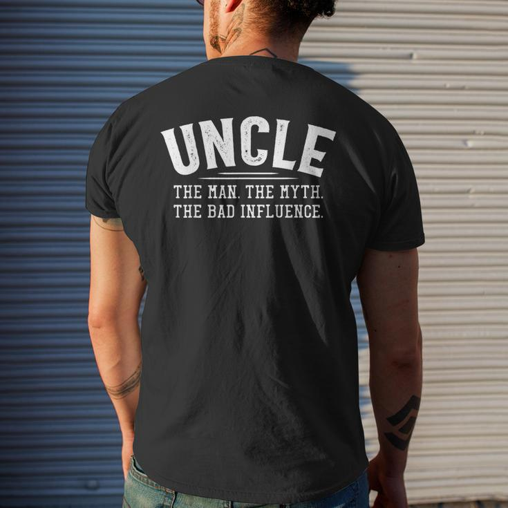Mens Uncle Uncle Uncle Favorite Uncle Men's Back Print T-shirt Gifts for Him