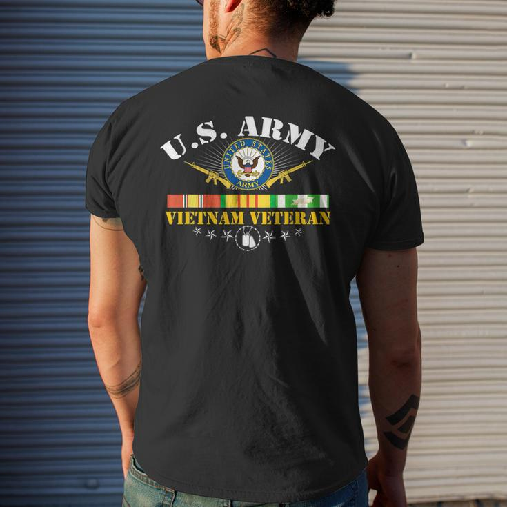 Us Army Vietnam Veteran Veteran Vietnam Army Men's T-shirt Back Print Gifts for Him