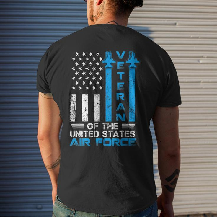 Veteran Of The United States Us Air Force Usaf Men's T-shirt Back Print Gifts for Him