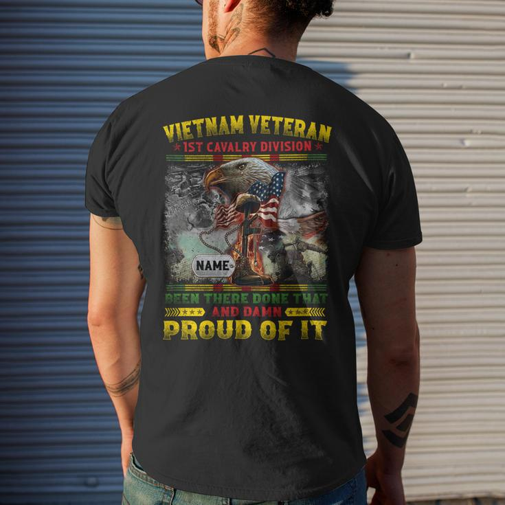 Vietnam Veteran 1St Cavalry Division Been There Done That And Damn Proud Of It Men's T-shirt Back Print Gifts for Him