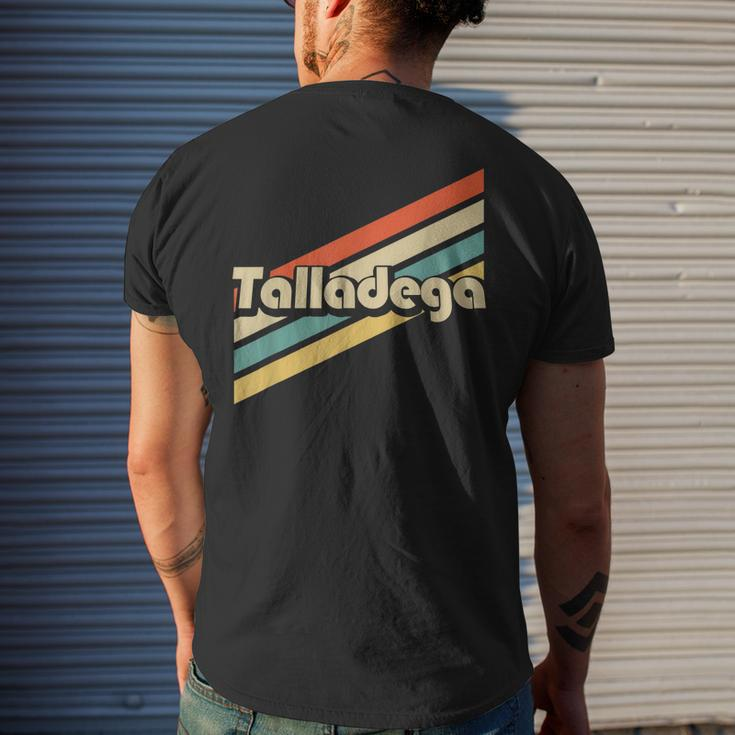 Vintage 80S Talladega Alabama Men's Back Print T-shirt Gifts for Him