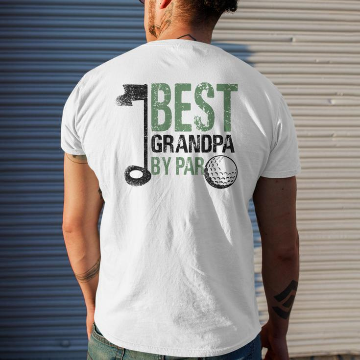 Best Grandpa By Par Graphic Novelty Sarcastic Funny Grandpa Mens Back Print T-shirt Gifts for Him