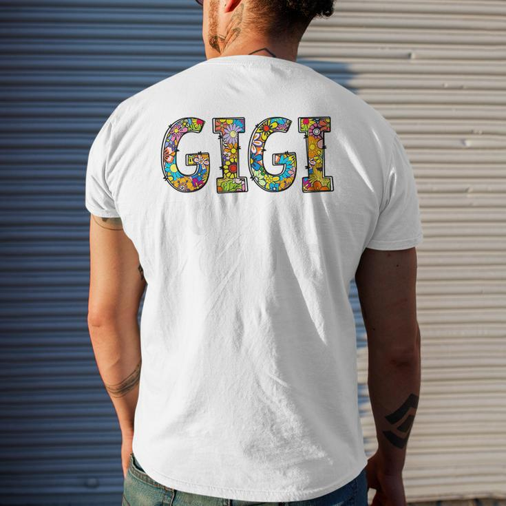 Kids Gigi Told Me I Could Funny Grandchild Grandson Granddaughter Mens Back Print T-shirt Gifts for Him