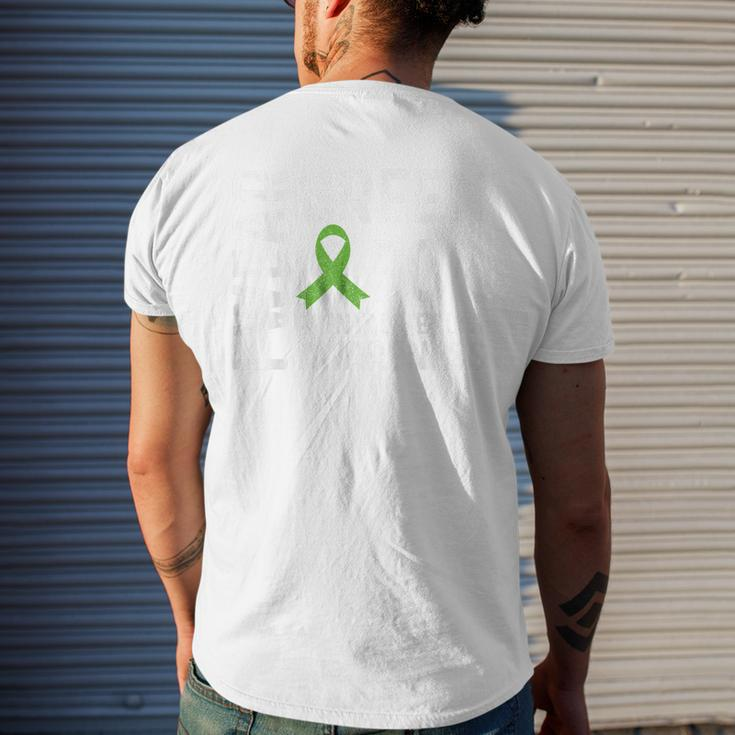 Mental Health Awareness We Wear Green Mental Health Matters Men's Back Print T-shirt Gifts for Him