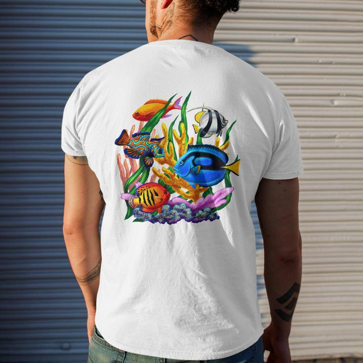 Tropical Fish V2 Men's Crewneck Short Sleeve Back Print T-shirt - Monsterry  UK