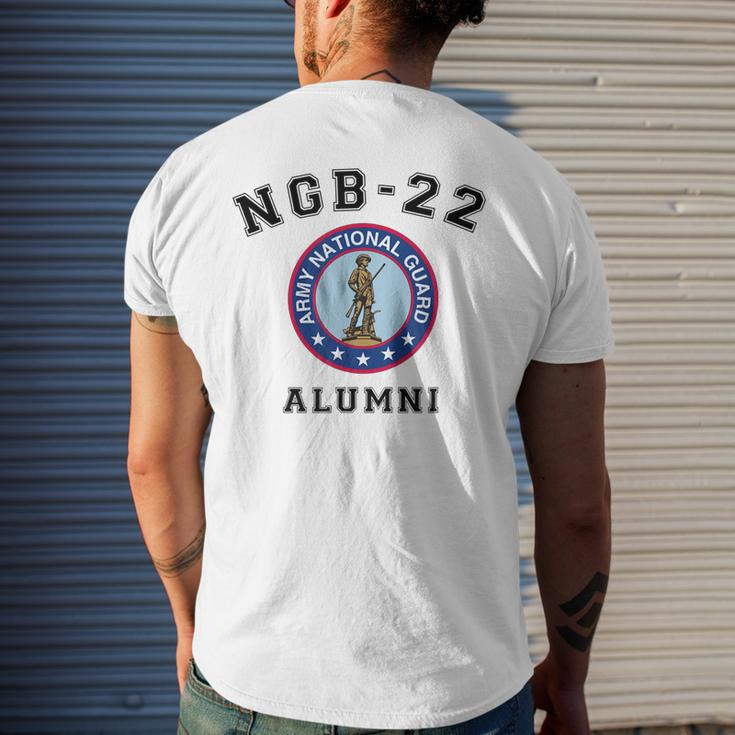 Us Army National Guard Veteran Ngb22 American Military Mens Back Print T-shirt Gifts for Him