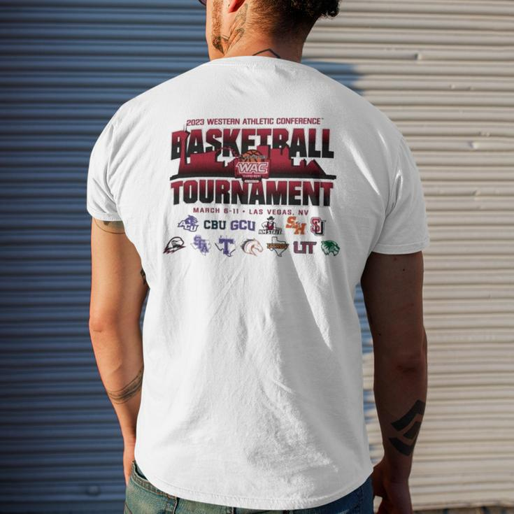 Western Atlantic Conference Basketball Tournament Men's Back Print T-shirt Gifts for Him