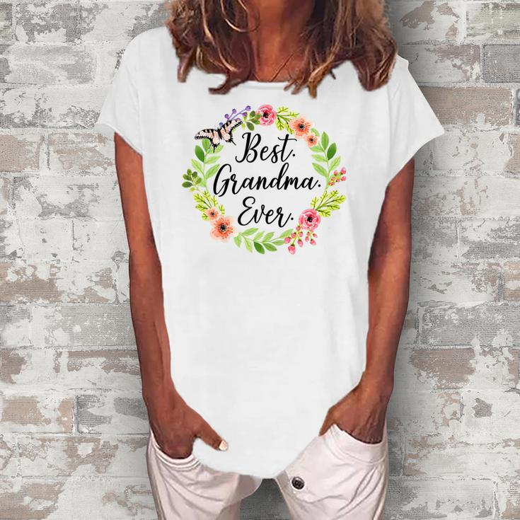 Best Grandma Ever T Christmas Women's Loosen T-Shirt