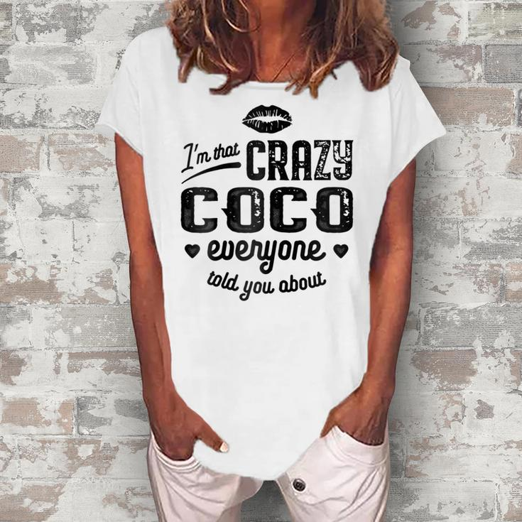 Im That Crazy Coco Grandma Women's Loosen T-Shirt