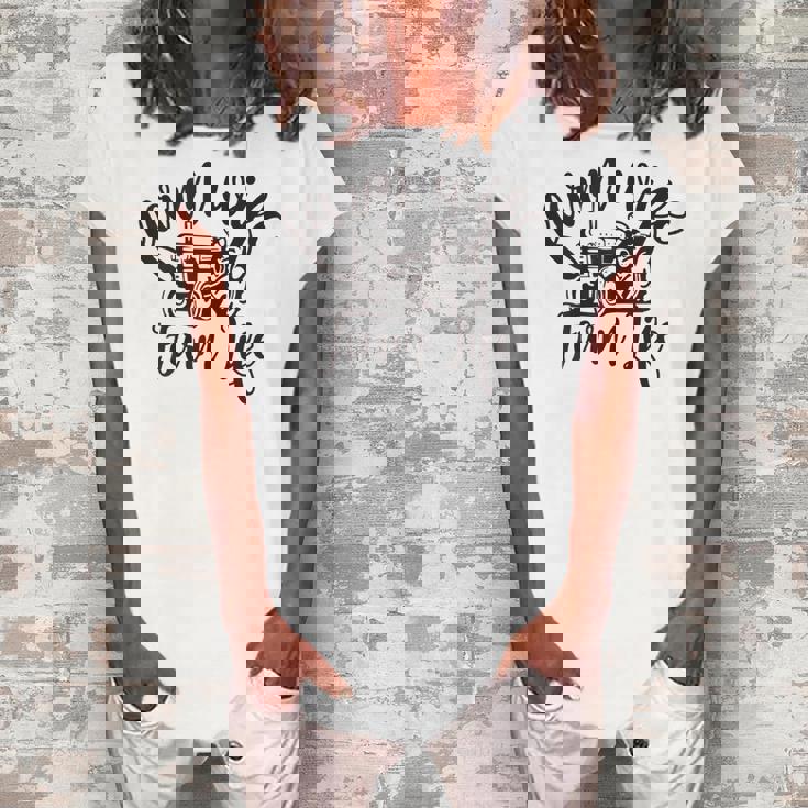 Farm Wife Farm Life Farmer Wife Women's Loosen T-Shirt