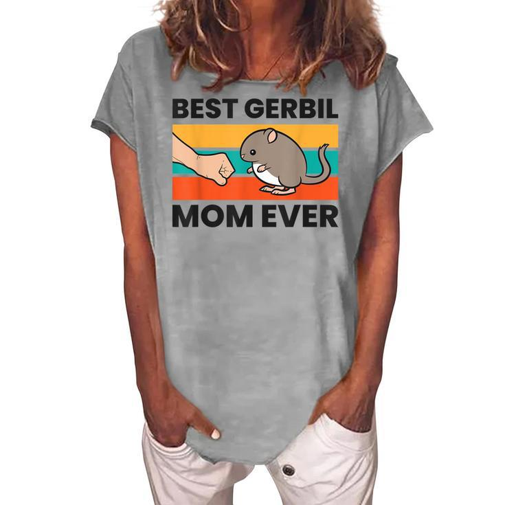 Best Gerbil Mom Ever Women's Loosen T-shirt