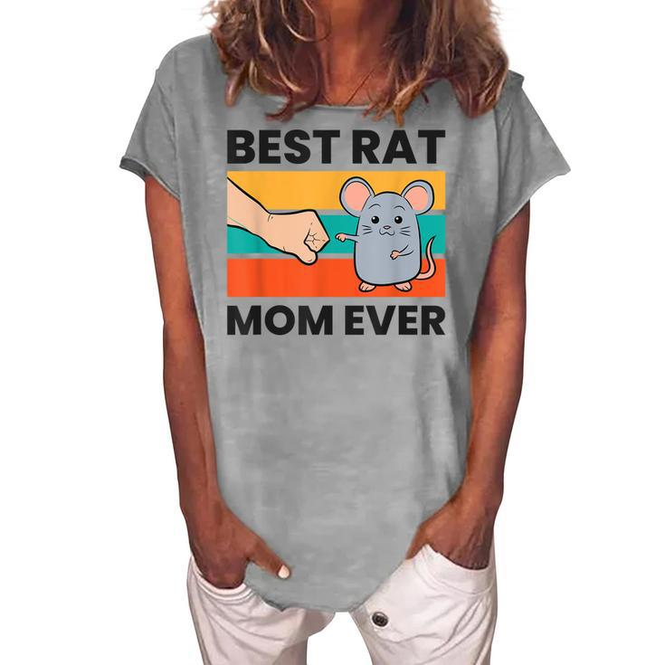 Best Rat Mom Ever Rat Mom Women's Loosen T-shirt