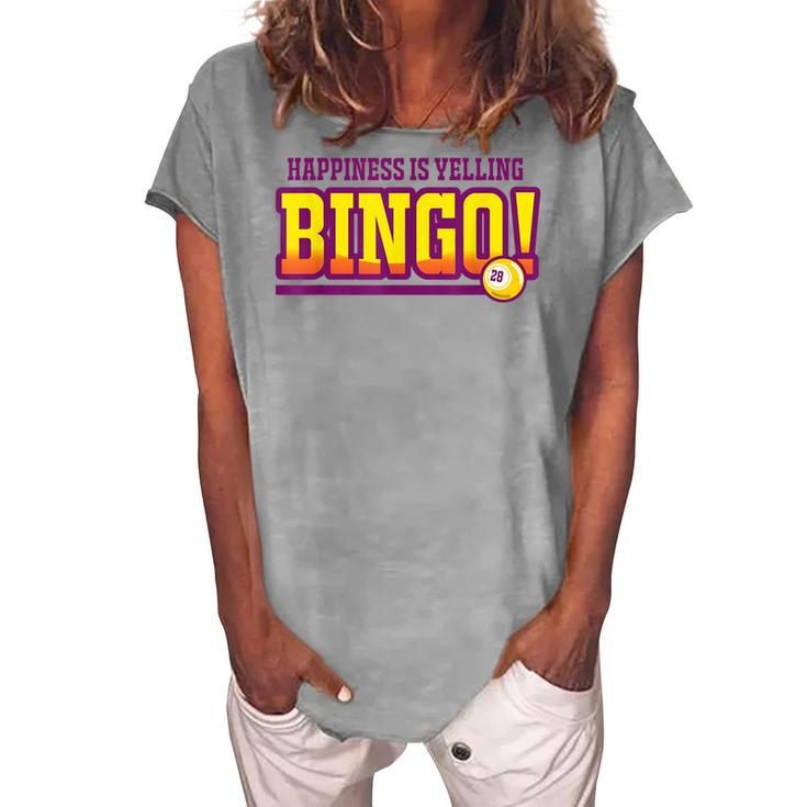 Bingo Players For Mom Grandma Women's Loosen T-Shirt