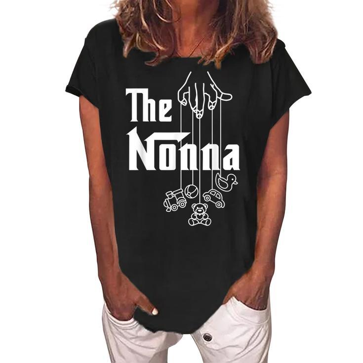 The Nonna Grandma Grandmother Grandmom Granny Grandparent Women's Loosen Crew Neck Short Sleeve T-Shirt