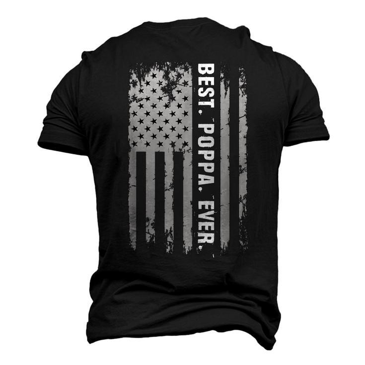 4Th Of July Poppa Us American Flag Fourth Patriotic Usa Men's 3D T-Shirt Back Print