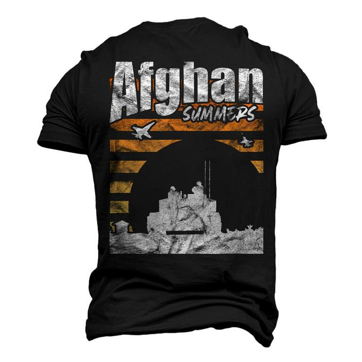Afghan Summers Afghanistan Veteran Army Military Vintage Men's 3D T-Shirt Back Print