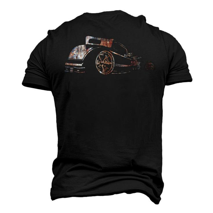 American Rat Hot Rod Muscle Car Lover Owner Dad Fathers Day Men's 3D T-Shirt Back Print