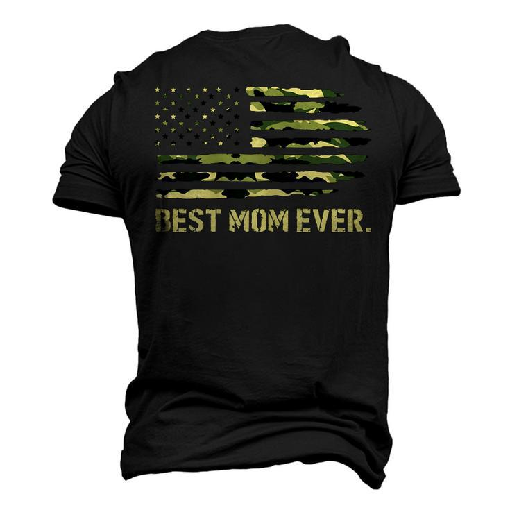 Best Mom Ever Camo American Flag Men's 3D T-shirt Back Print