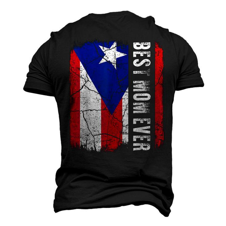 Best Puerto Rican Mom Ever Puerto Rico Flag Men's 3D T-shirt Back Print