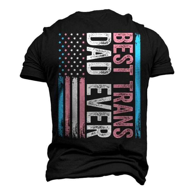 Best Trans Dad Ever Transgender Men's 3D T-shirt Back Print