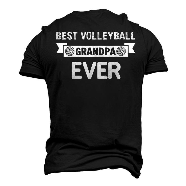 Best Volleyball Grandpa Ever Fathers Day Men's 3D T-Shirt Back Print