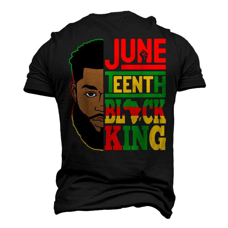 Black Fathers Day Freeish 1865 Junenth Black King History Men's 3D T-Shirt Back Print