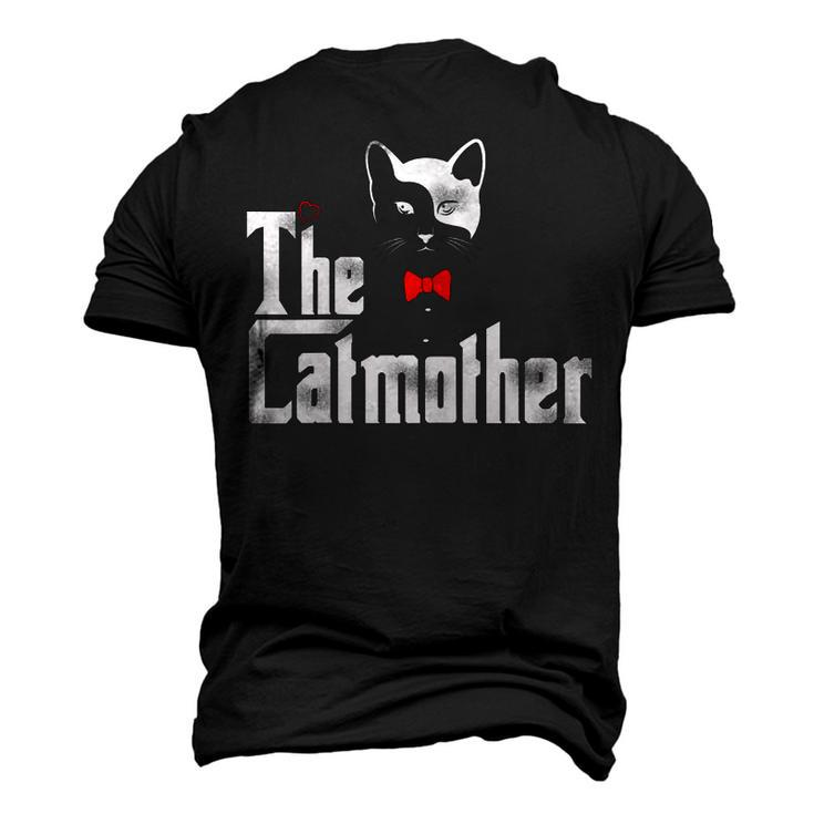 The Catmother Cat Mom Father Of Cats Men's 3D T-Shirt Back Print